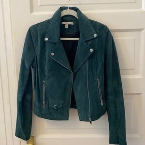 Zara green suede jacket